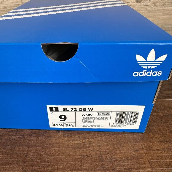 adidas SL 72 OG Womens Size 9 Court Green Ivory Crystal Sand JQ7397 - Picture 9 of 9
